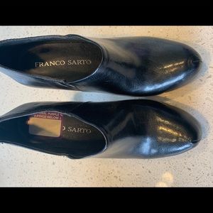 Franco Sarto Black Bootie Brand New